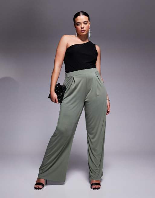 Body asimétrico y ceñido con diseño de dos capas de ASOS DESIGN Curve, 4 de 4