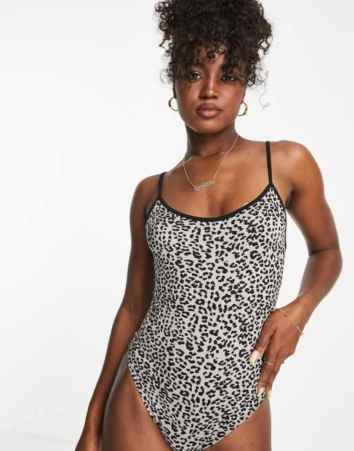Body de tirantes con estampado de leopardo Lord de Brave Soul, 2 de 4