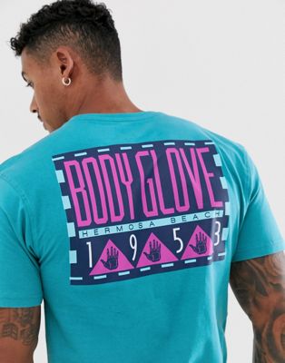 Body Glove – Colour Box – Blå t-shirt med mönster baktill