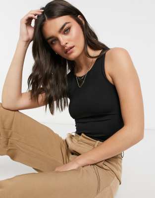 Body Negro Ajustado De Vero Moda