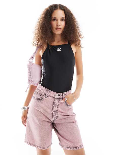 Body negro con detalle de 3 rayas de adidas Originals - view 1
