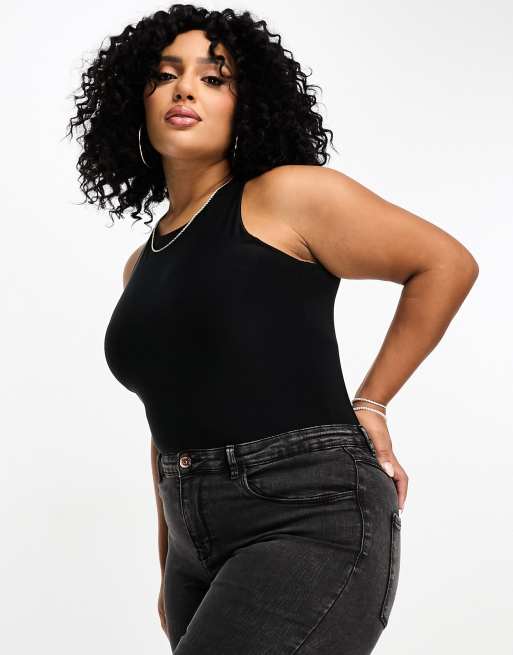 Body negro con espalda de nadadora de Yours