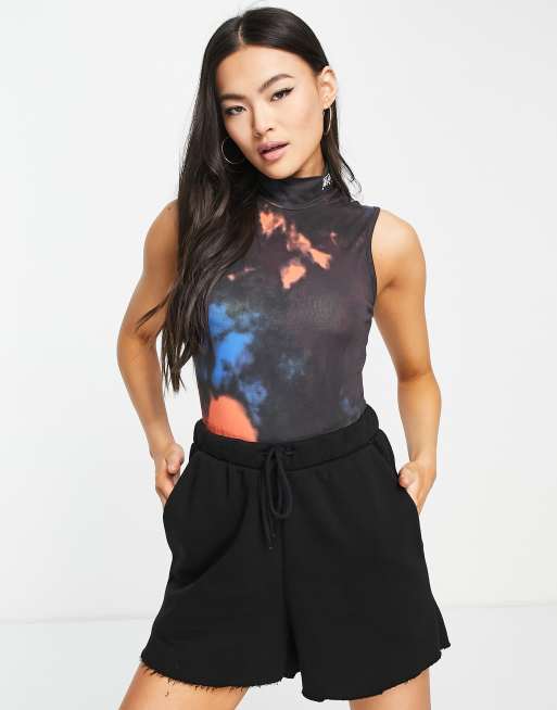 Body rosa con efecto tie dye Arve de Napapijri 