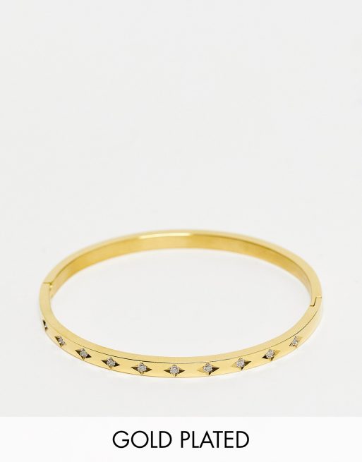 Bohomoon – Adaline – Gliederarmband aus vergoldetem Edelstahl