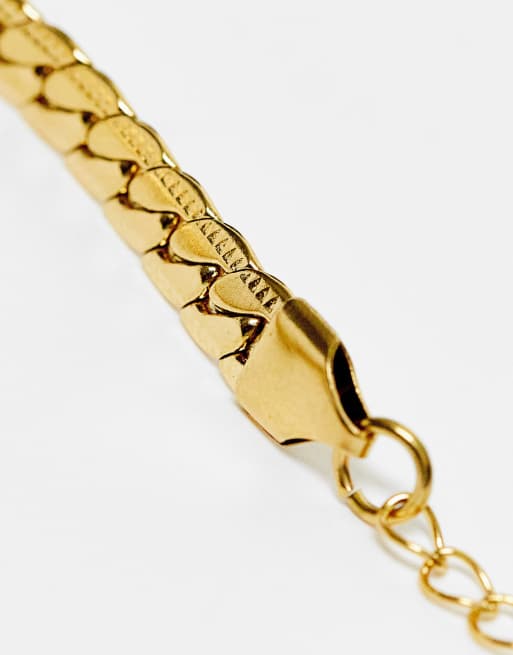 Gold plated stainless store steel chain