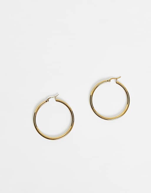 Bohomoon - Exude - Met goud vergulde roestvrij stalen oorbellen van 40mm , 3 van 4