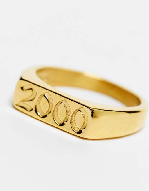 Year on sale gold ring