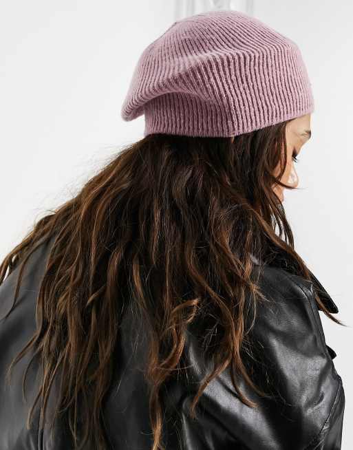 Boina rosa de punto acanalado de Topshop - PINK, 2 de 4