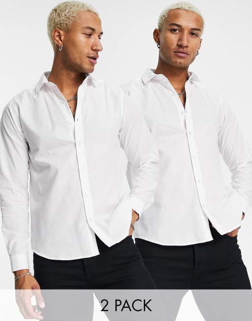 Bolongaro Trevor 2 pack of slim fit classic shirts