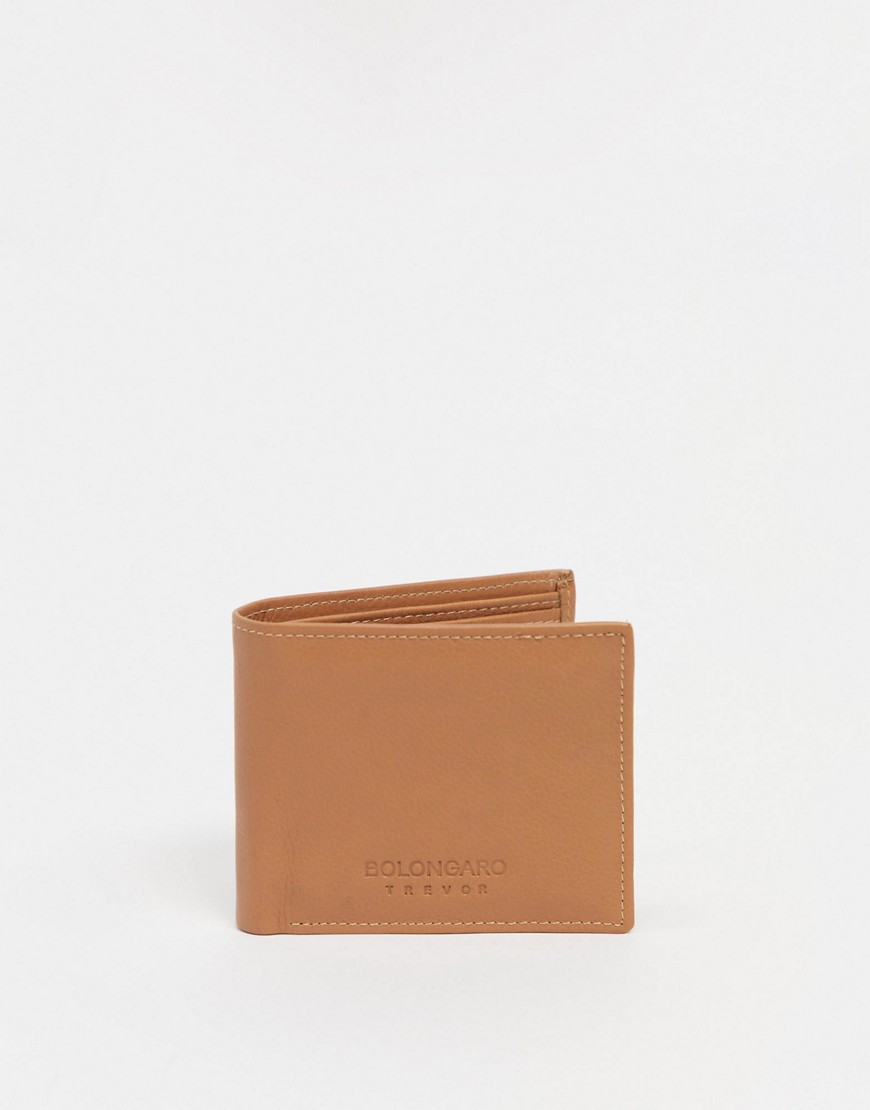 Bolongaro Trevor – Aaric – Vikbar plånbok i läder-Brun