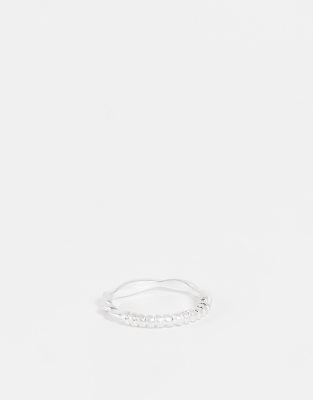 Bolongaro Trevor coil ring in silver - ASOS Price Checker