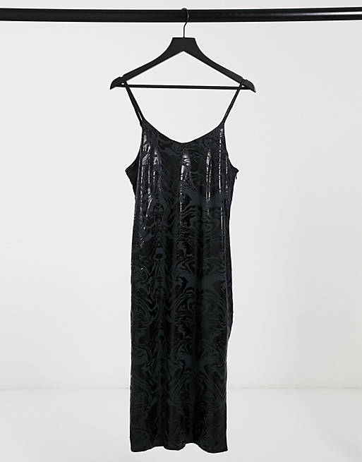 Bolongaro Trevor - Billie Slip - Sort kjole med print