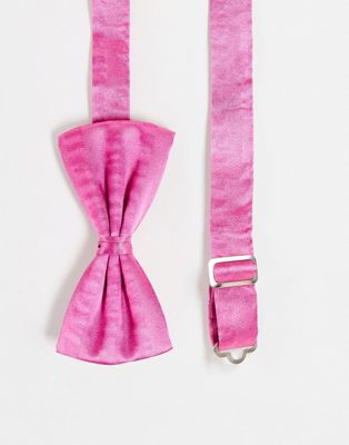 Bolongaro Trevor bow tie in pink - ASOS Price Checker