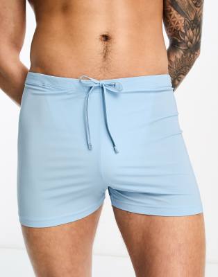 Bolongaro Trevor swim trunk in Niagara mist blue - ASOS Price Checker