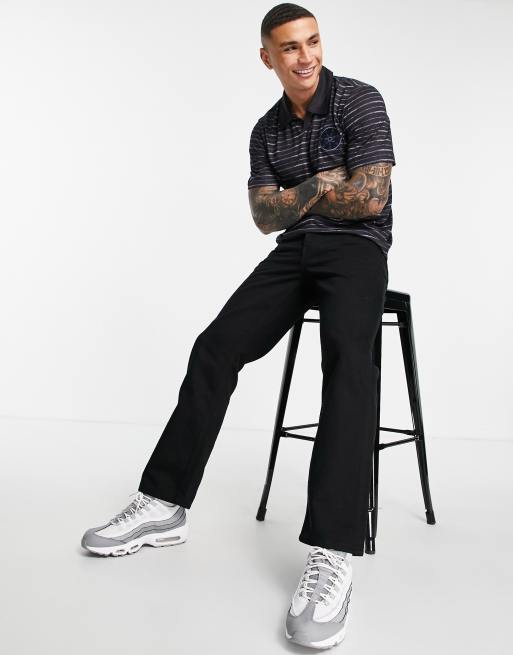 Bolongaro Trevor broke stripe polo shirt
