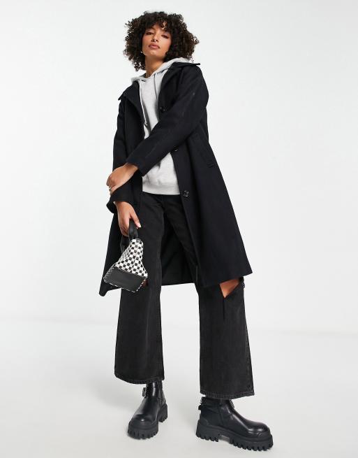 Cappotto Basic Bottoni Neri