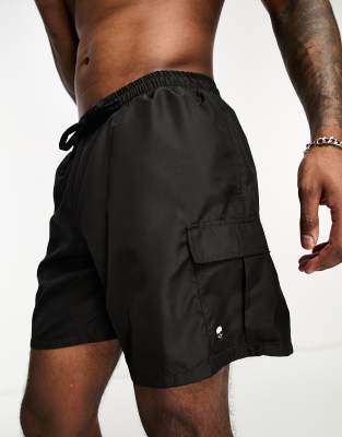 Bolongaro Trevor Cargo Swim Short In Black