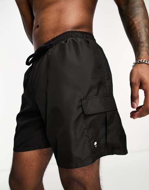 Mens cargo hot sale swim shorts