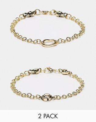 Bolongaro Trevor chain bracelet set
