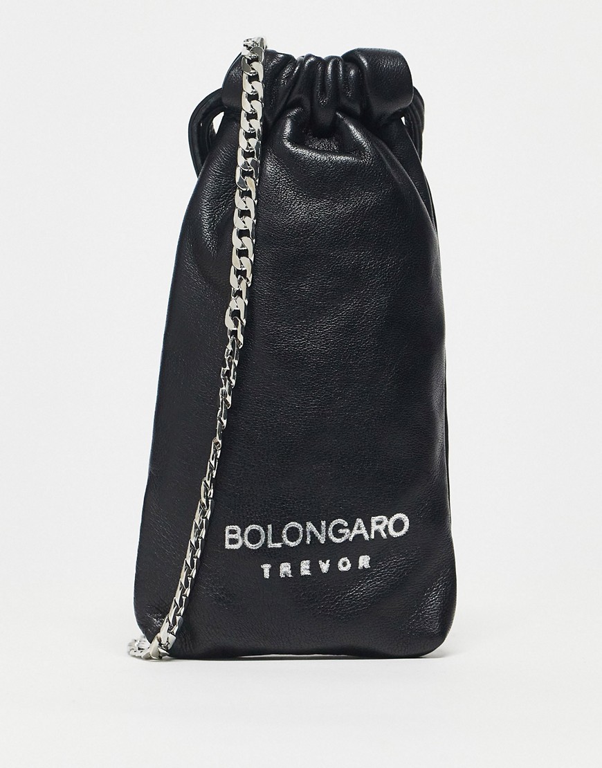 Bolongaro Trevor chain neck pouch in black