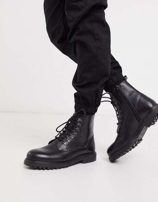 Bolongaro Trevor chunky leather boots | ASOS