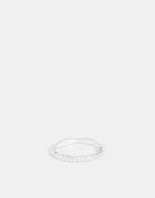 Bolongaro Trevor coil ring in silver