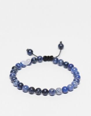 Bolongaro Trevor crystal beaded bracelet in blue