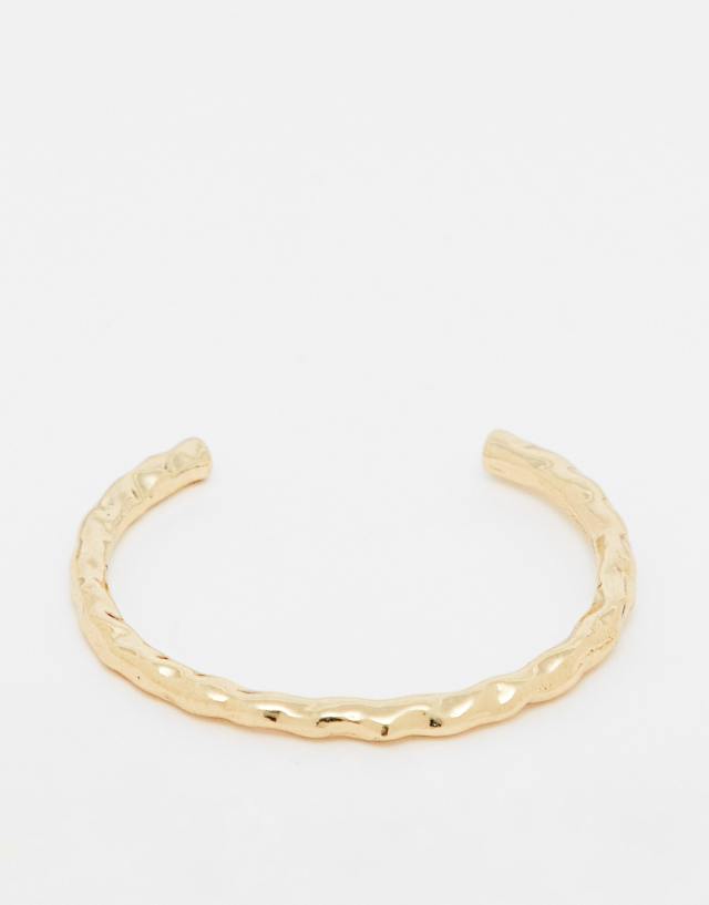 Bolongaro Trevor cuff bangle in gold