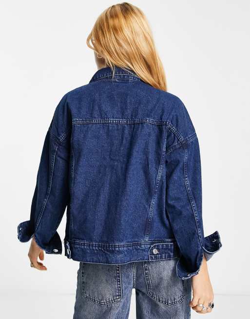 Bolongaro Trevor textured leather baseball jacket in black