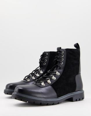 trevor boots in ivory leather