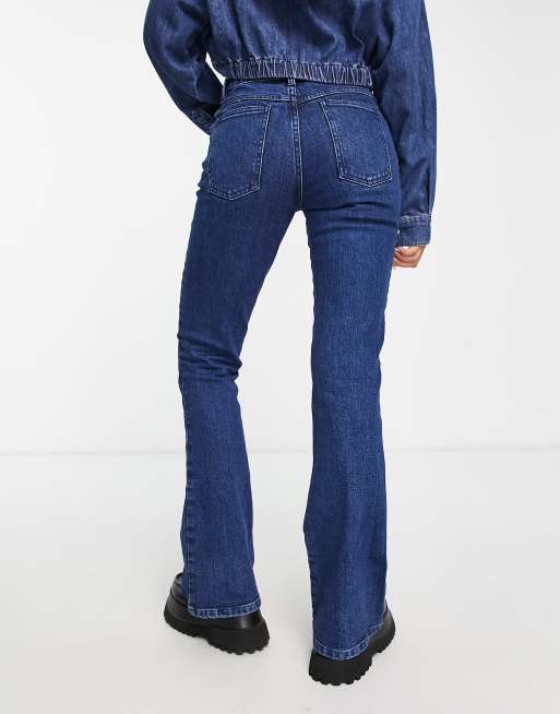 Bolongaro Trevor flared jeans in 70s indgo, 3 of 4