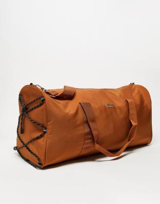 Bolongaro Trevor nylon holdall in brown - ASOS Price Checker