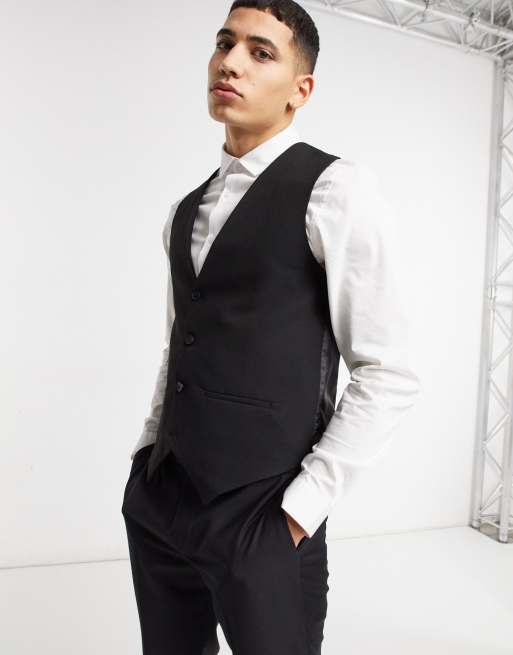 Bolongaro Trevor - Gilet skinny uni - Noir