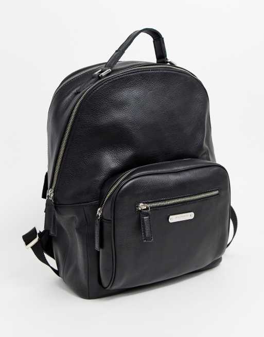 bolongaro trevor fold top grain leather holdall