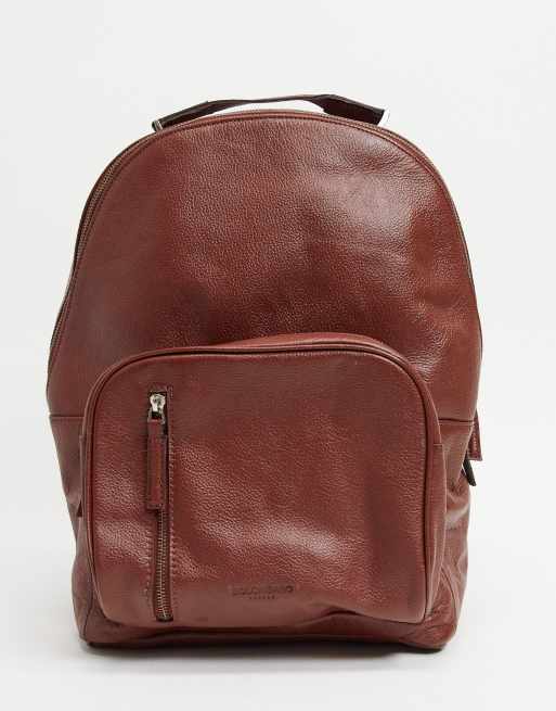 bolongaro trevor fold top grain leather holdall