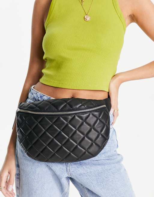Bolongaro Trevor – Gürteltasche aus Leder in Schwarz