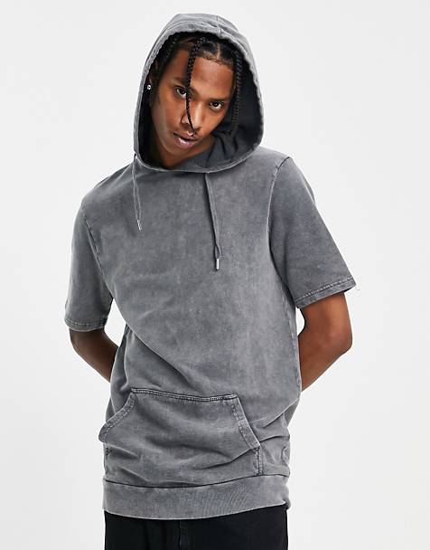 Kleding Herenkleding Hoodies & Sweatshirts Hoodies Vintage jaren 2000 over grafische zip-up hoodie 