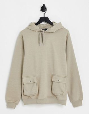 Bolongaro Trevor hoodie with pockets in grey
