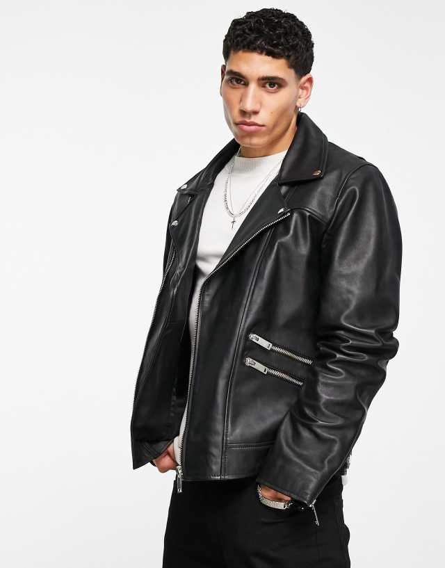 Bolongaro Trevor Ivar biker leather jacket