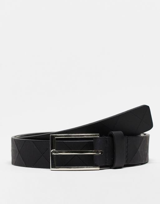 Bolongaro Trevor jeans belt in black
