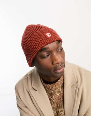 Bolongaro Trevor knitted beanie in chilli red - ASOS Price Checker