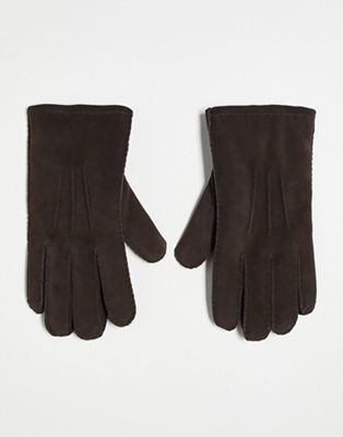 Bolongaro Trevor leather gloves in brown