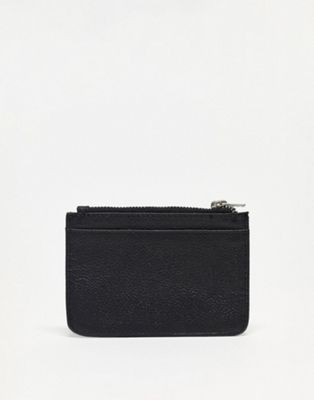 Bolongaro Trevor leather mini wallet in black