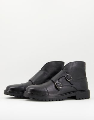 Bolongaro Trevor leather monk boots