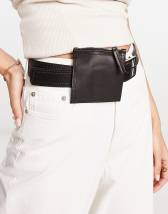 COLLUSION Unisex studded belt in blue | ASOS