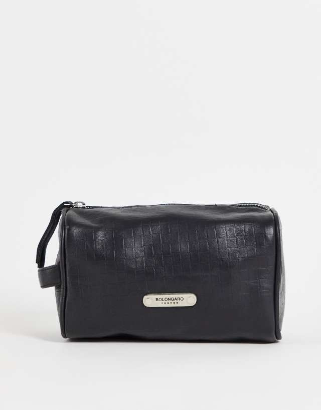 Bolongaro Trevor leather wash bag