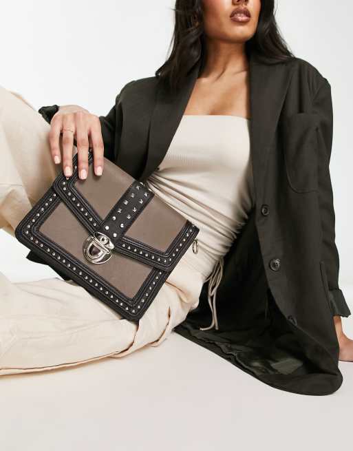 Zwarte tas best sale met studs