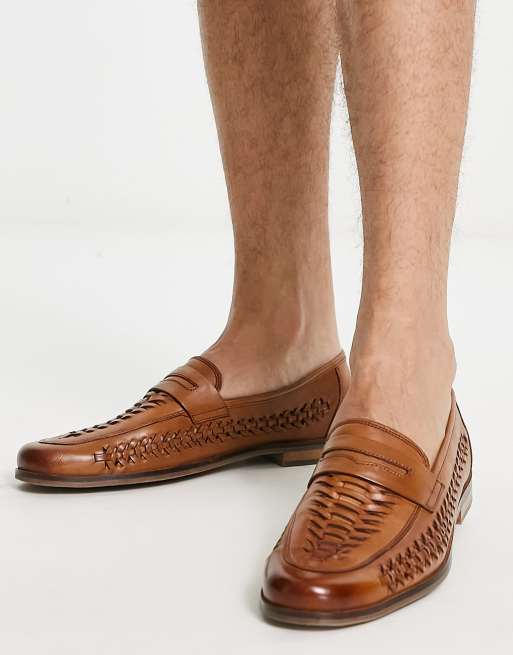 Bolongaro Trevor – Ljusbruna, vävda loafers