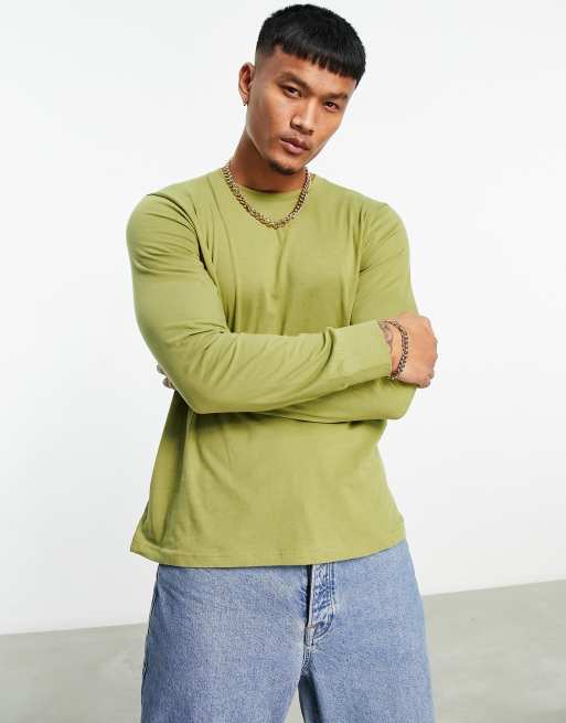 Bolongaro Trevor long sleeve t-shirt with back print in green