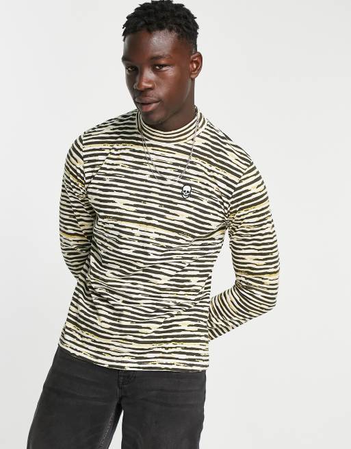 Bolongaro Trevor long sleeve top in gray | ASOS